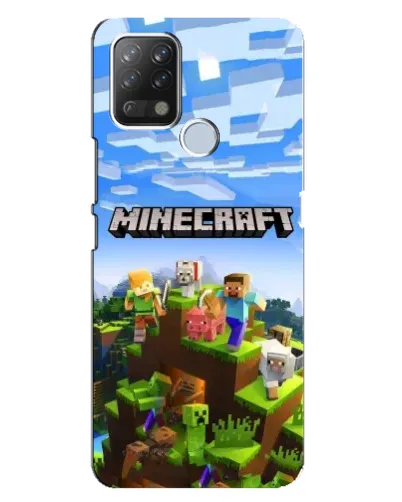 Чохол для TECNO Pova з картинкою «Minecraft класичний світ» Чохол для TECNO Pova з картинкою «Minecraft класичний світ»