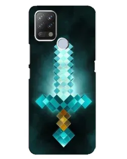 Чохол для TECNO Pova з картинкою «Алмазний меч неон»