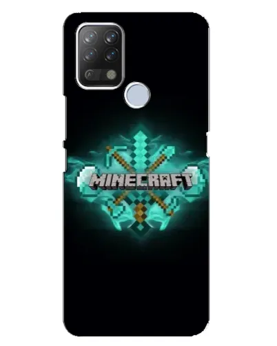 Чохол для TECNO Pova з картинкою «Minecraft Diamond лого» Чохол для TECNO Pova з картинкою «Minecraft Diamond лого»