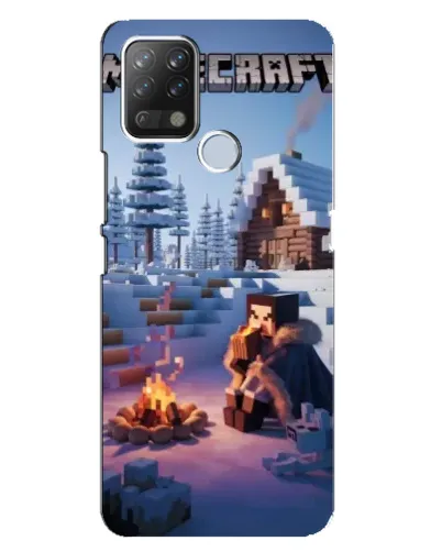 Чохол для TECNO Pova з картинкою «Зимовий Minecraft» Чохол для TECNO Pova з картинкою «Зимовий Minecraft»