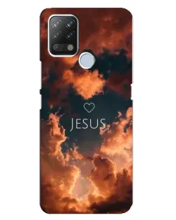Чехол для TECNO Pova с картинкой «Сияние Имени Jesus» Чехол для TECNO Pova с картинкой «Сияние Имени Jesus»