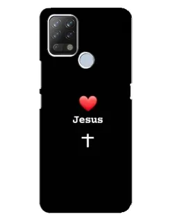 Чехол для TECNO Pova с картинкой «Сердце - Jesus» Чехол для TECNO Pova с картинкой «Сердце - Jesus»