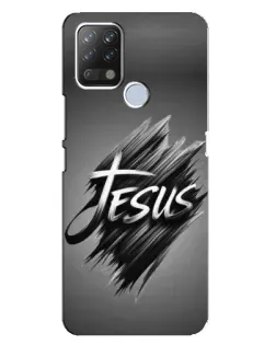 Чехол для TECNO Pova с картинкой «Надпись Jesus Graffiti»