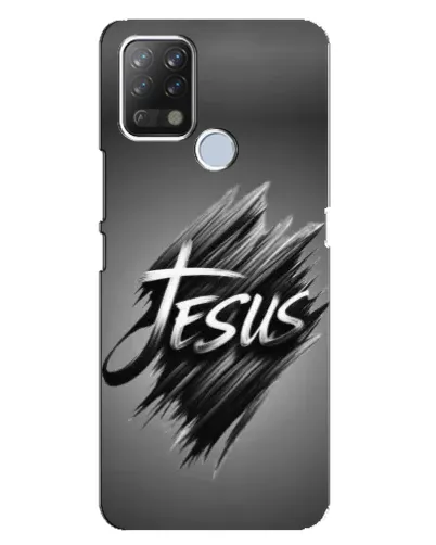 Чехол для TECNO Pova с картинкой «Надпись Jesus Graffiti» Чехол для TECNO Pova с картинкой «Надпись Jesus Graffiti»