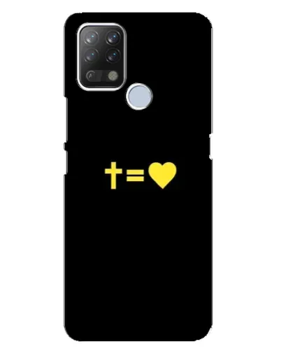 Чехол для TECNO Pova с картинкой «Сердце и Крест» Чехол для TECNO Pova с картинкой «Сердце и Крест»