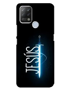 Чехол для TECNO Pova с картинкой «Меч Духа Jesus»