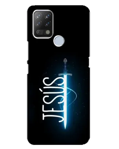 Чехол для TECNO Pova с картинкой «Меч Духа Jesus» Чехол для TECNO Pova с картинкой «Меч Духа Jesus»