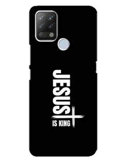 Чехол для TECNO Pova с картинкой «Вертикаль веры Jesus»