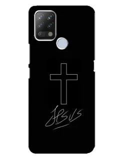 Чохол для TECNO Pova з картинкою «Графічний хрест Jesus»