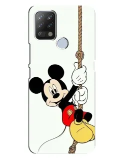 Чехол для TECNO Pova с картинкой «Mickey на канате» Чехол для TECNO Pova с картинкой «Mickey на канате»