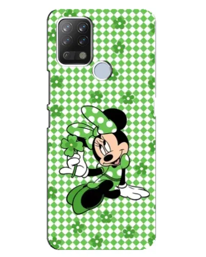 Чехол для TECNO Pova с картинкой «Mickey в клетку»
