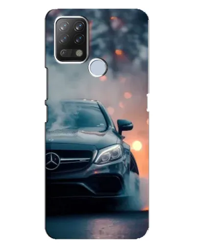 Чехол для TECNO Pova с картинкой «Mercedes — ночной город» Чехол для TECNO Pova с картинкой «Mercedes — ночной город»