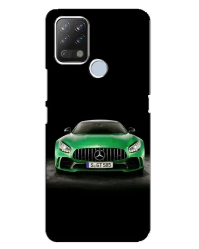 Чехол для TECNO Pova с картинкой «Mercedes — неоновый лого» Чехол для TECNO Pova с картинкой «Mercedes — неоновый лого»