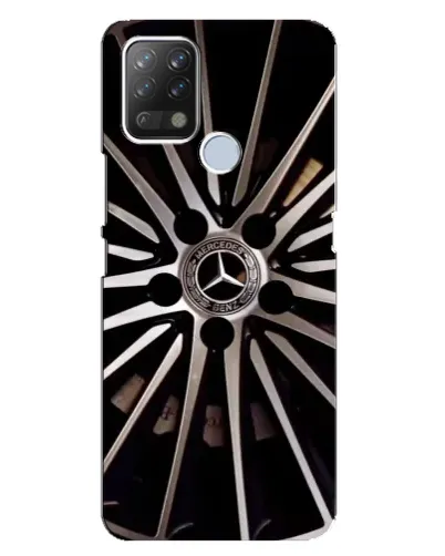 Чехол для TECNO Pova с картинкой «Диск Mercedes» Чехол для TECNO Pova с картинкой «Диск Mercedes»
