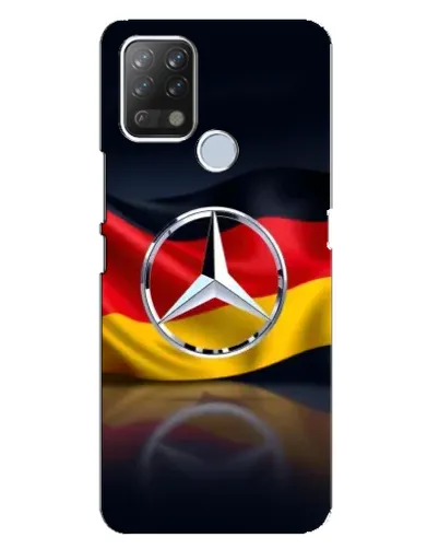Чехол для TECNO Pova с картинкой «Mercedes — флаг Германии» Чехол для TECNO Pova с картинкой «Mercedes — флаг Германии»