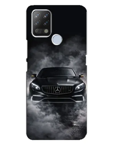 Чехол для TECNO Pova с картинкой «Mercedes в дыму» Чехол для TECNO Pova с картинкой «Mercedes в дыму»