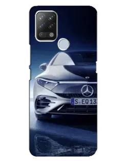 Чехол для TECNO Pova с картинкой «Mercedes EQ — будущее»