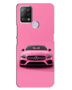 Чохол для TECNO Pova з картинкою «Рожевий Mercedes AMG»