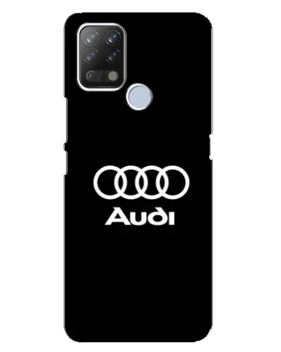 Чехол для TECNO Pova с картинкой «Классическое лого Audi»