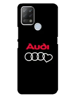 Чехол для TECNO Pova с картинкой «Логотип Audi Heart»