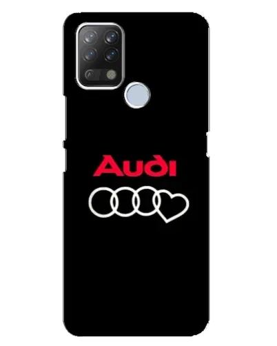 Чехол для TECNO Pova с картинкой «Логотип Audi Heart»