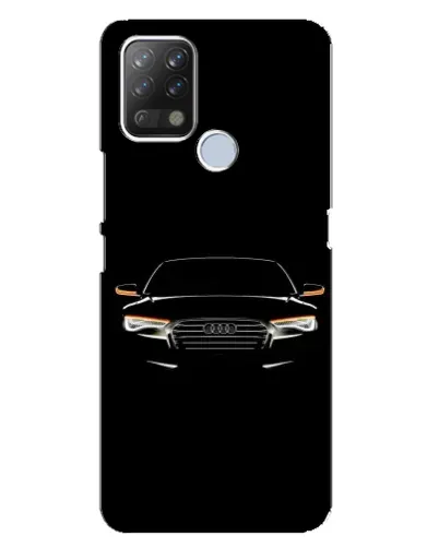 Чехол для TECNO Pova с картинкой «Audi — ночной контур»