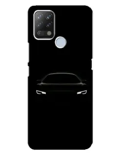 Чехол для TECNO Pova с картинкой «Взгляд Audi в темноте»