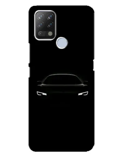 Чехол для TECNO Pova с картинкой «Взгляд Audi в темноте»