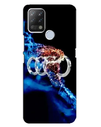 Чехол для TECNO Pova с картинкой «Энергия лого Audi»