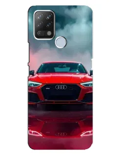 Чехол для TECNO Pova с картинкой «Audi RS — красный стиль»