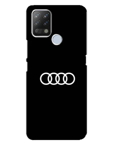 Чехол для TECNO Pova с картинкой «Audi White Logo»