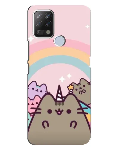 Чехол для TECNO Pova с картинкой «Единорог Pusheen»