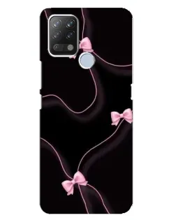 Чехол для TECNO Pova с картинкой «Розовые ленты»