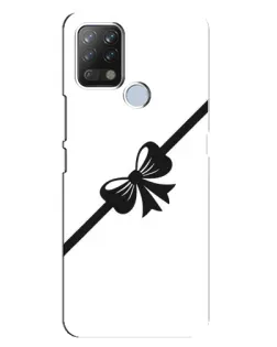 Чехол для TECNO Pova с картинкой «Диагональный бант»