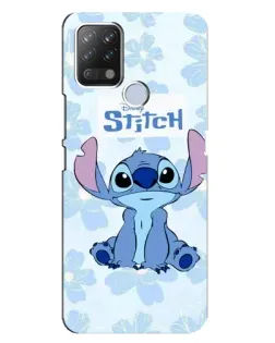 Чехол для TECNO Pova с картинкой «Stitch среди цветов» Чехол для TECNO Pova с картинкой «Stitch среди цветов»