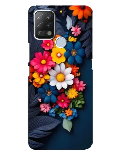 Чехол для TECNO Pova с картинкой «Цветочная феерия»