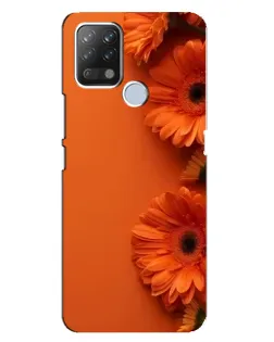 Чехол для TECNO Pova с картинкой «Оранжевые герберы» Чехол для TECNO Pova с картинкой «Оранжевые герберы»