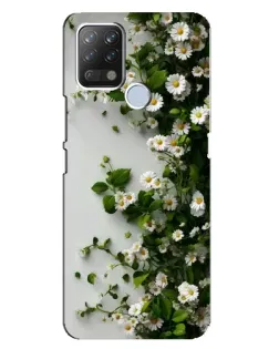 Чехол для TECNO Pova с картинкой «Ветка мелких белых цветов» Чехол для TECNO Pova с картинкой «Ветка мелких белых цветов»