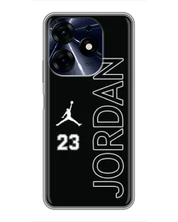 Чехол для TECNO Spark 10 Pro с картинкой «Jordan Vertical»