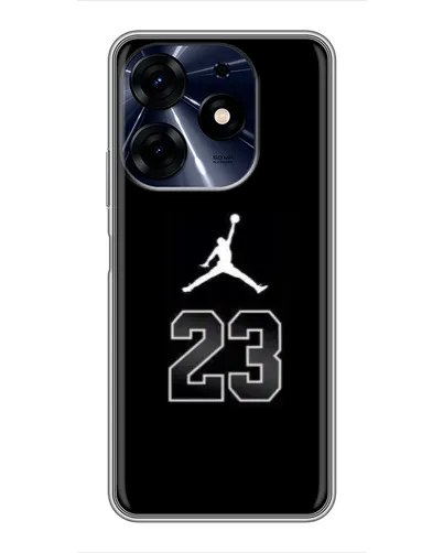 Чехол для TECNO Spark 10 Pro с картинкой «Jordan Flight 23» Чехол для TECNO Spark 10 Pro с картинкой «Jordan Flight 23»