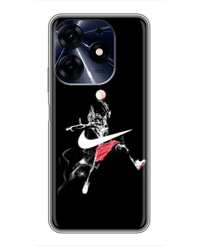 Чехол для TECNO Spark 10 Pro с картинкой «Jordan Jumpman» Чехол для TECNO Spark 10 Pro с картинкой «Jordan Jumpman»