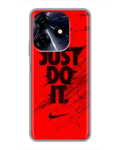 Чехол для TECNO Spark 10 Pro с картинкой «Nike Just Do It» Чехол для TECNO Spark 10 Pro с картинкой «Nike Just Do It»