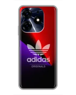 Чохол для TECNO Spark 10 Pro з картинкою «Adidas Red Neon» Чохол для TECNO Spark 10 Pro з картинкою «Adidas Red Neon»