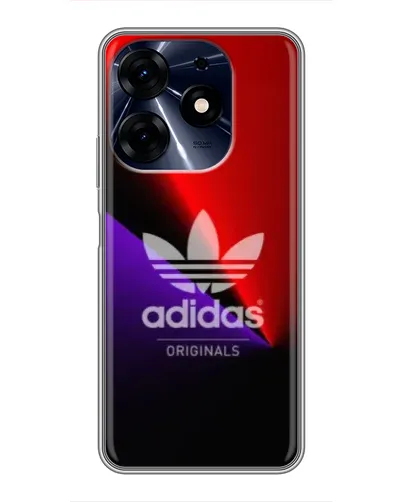 Чехол для TECNO Spark 10 Pro с картинкой «Adidas Red Neon»