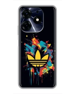 Чехол для TECNO Spark 10 Pro с картинкой «Adidas Splash»