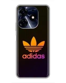 Чехол для TECNO Spark 10 Pro с картинкой «Градиент Adidas»