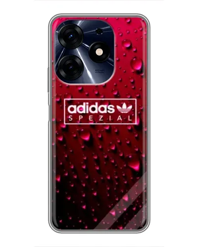 Чехол для TECNO Spark 10 Pro с картинкой «Adidas Gold Marble»
