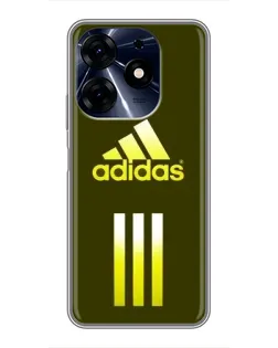 Чехол для TECNO Spark 10 Pro с картинкой «Оливковый градиент Adidas»