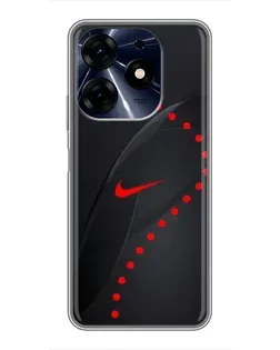 Чехол для TECNO Spark 10 Pro с картинкой «Абстрактный дизайн Nike»