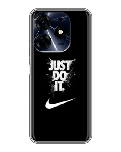 Чехол для TECNO Spark 10 Pro с картинкой «Текстовый принт Nike» Чехол для TECNO Spark 10 Pro с картинкой «Текстовый принт Nike»